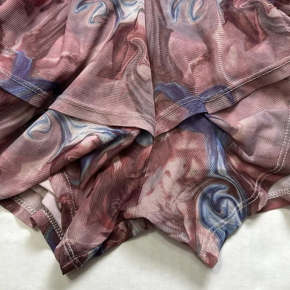 Urban Outfitters Rosie Mesh Romper Renaissance Pink Womens Size Small - Picture 7 of 15